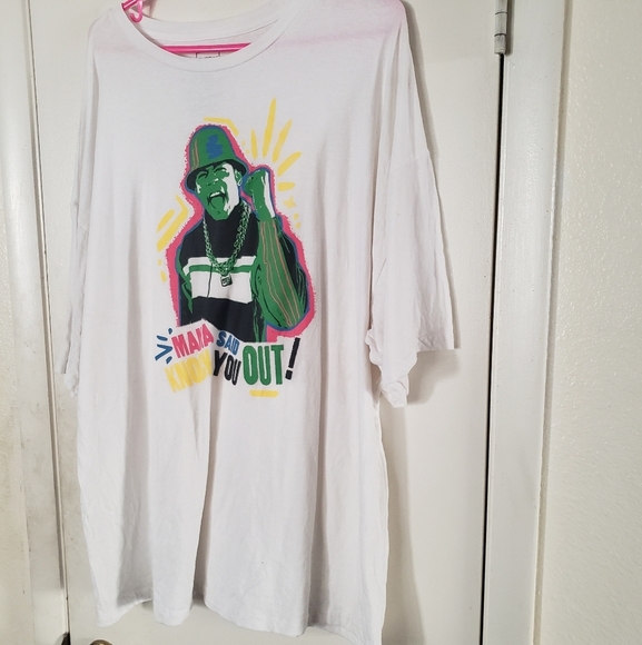 Rock The Bells LL Cool J Spell Out Mama Said Knock You Out White T-Shirt Size L - Picture 3 of 7